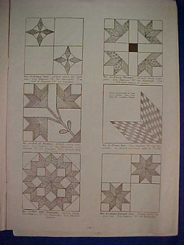 28 Vintage Antique Quilt Patterns Templates Book Design  